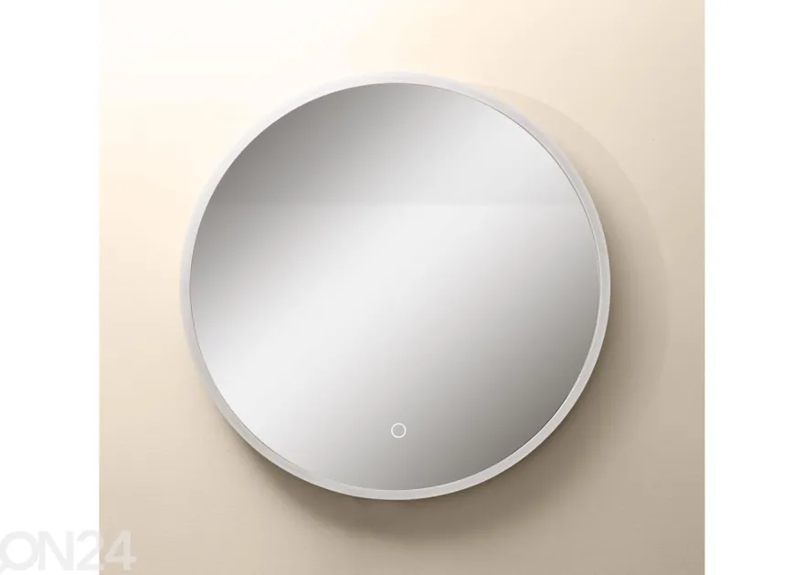 Seinäpeili Ø 60 cm LED