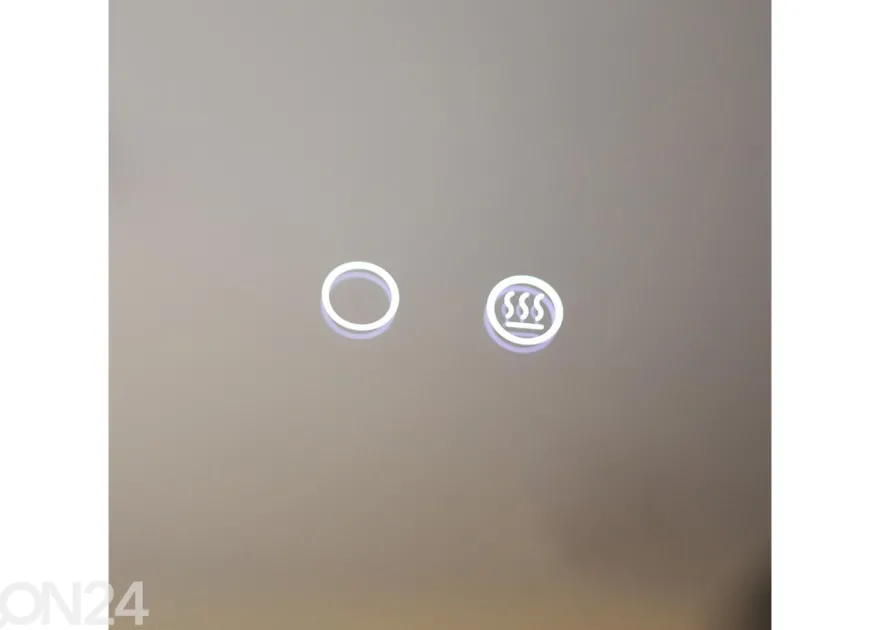 Seinäpeili Ø 60 cm LED