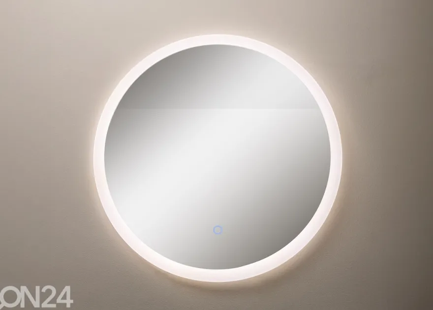 Seinäpeili Ø 60 cm LED