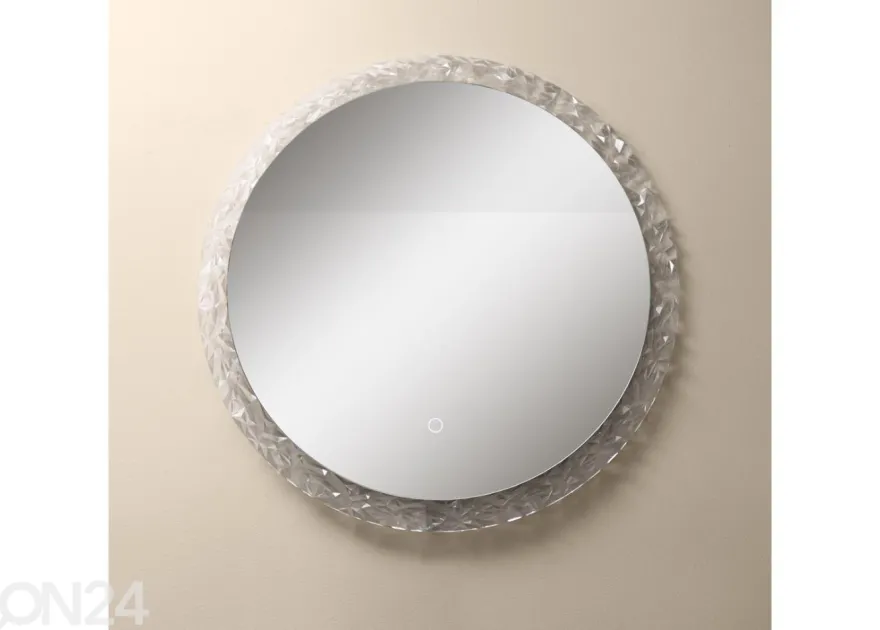 Seinäpeili Ø 60 cm LED