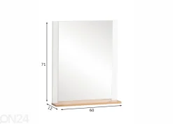 Seinäpeili Jelda 71x60 cm