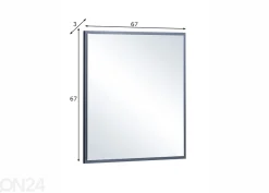 Seinäpeili Kent 67x67 cm