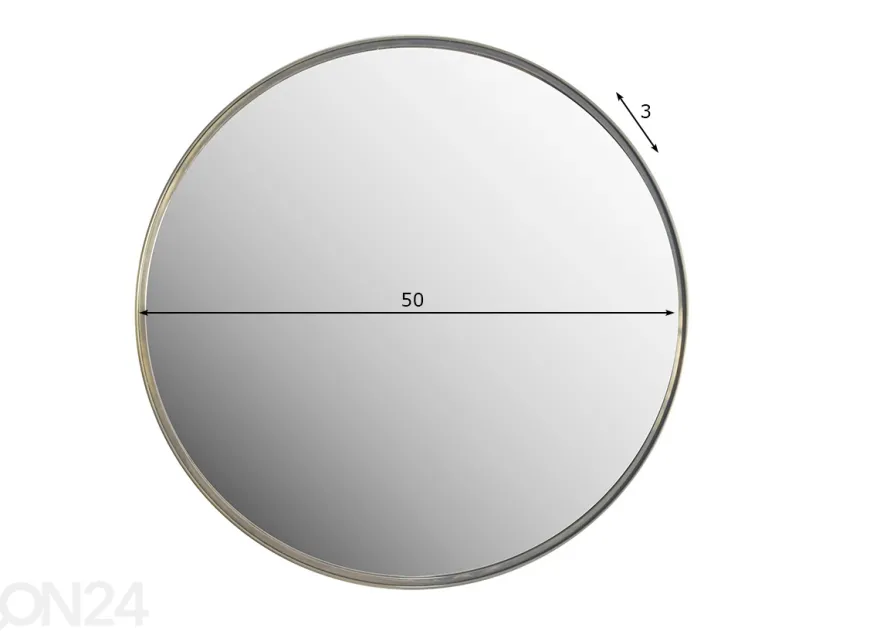 Seinäpeili Portrait Ø 50 cm