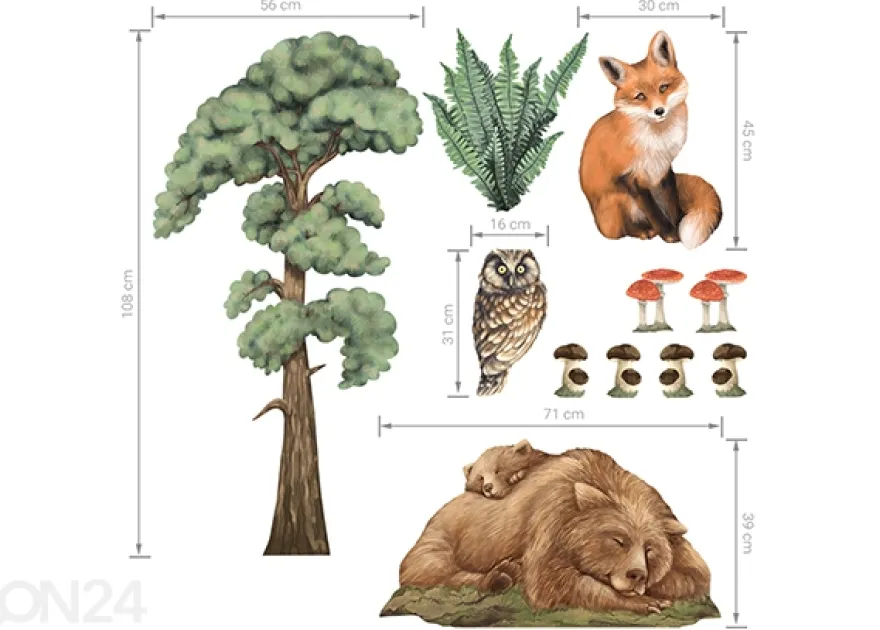 Seinätarra Forest animals 1