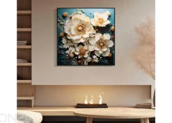 Seinätaulu Narcy 82x82 cm, valkoinen
