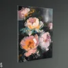 Seinätaulu Orange Flowers 60x80 cm