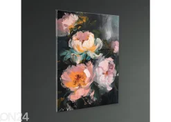 Seinätaulu Orange Flowers 60x80 cm