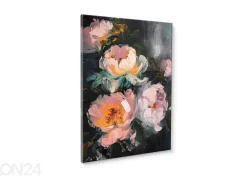 Seinätaulu Orange Flowers 60x80 cm