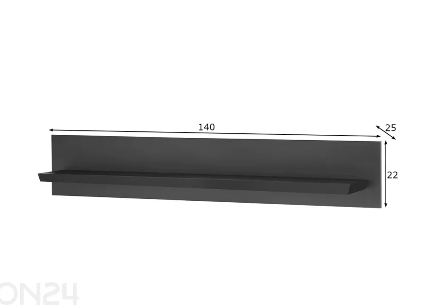 Seinätily Lincoln 140 cm