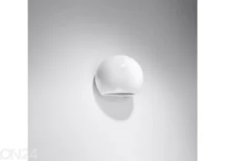 Seinävalaisin Globe, kiiltävä valkoinen