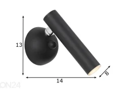 Seinävalaisin Loya Black-IV LED
