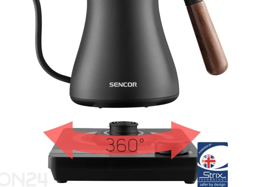 Sencor SWK2828BK -vedenkeitin, musta