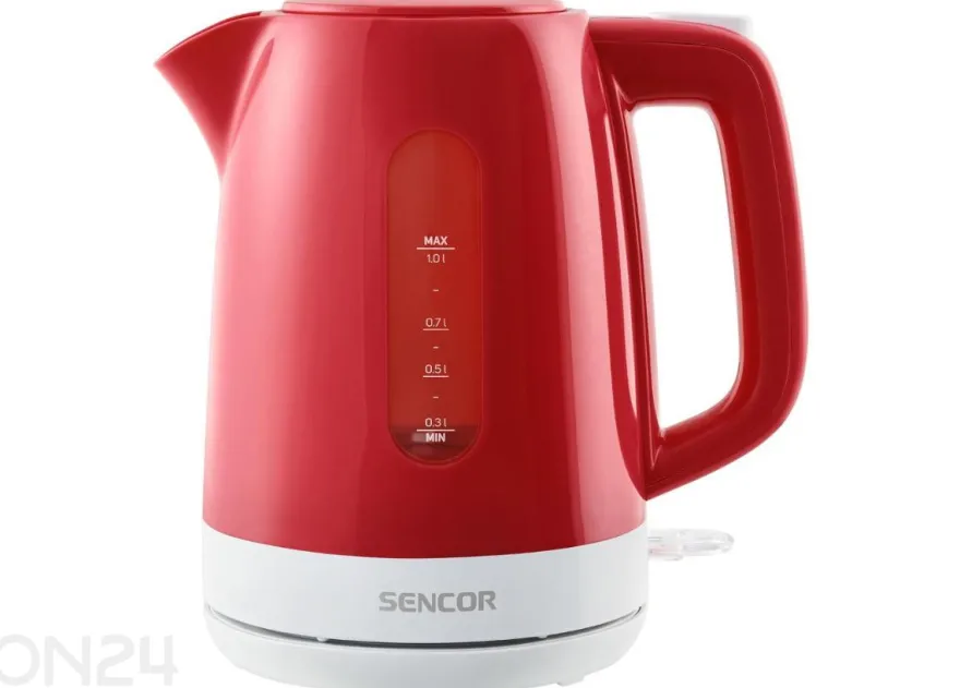 Sencor SWK1024RD -vedenkeitin 1 L, punainen