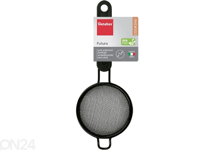 Seula Futura Ø 7 cm, metalli/muovi, musta