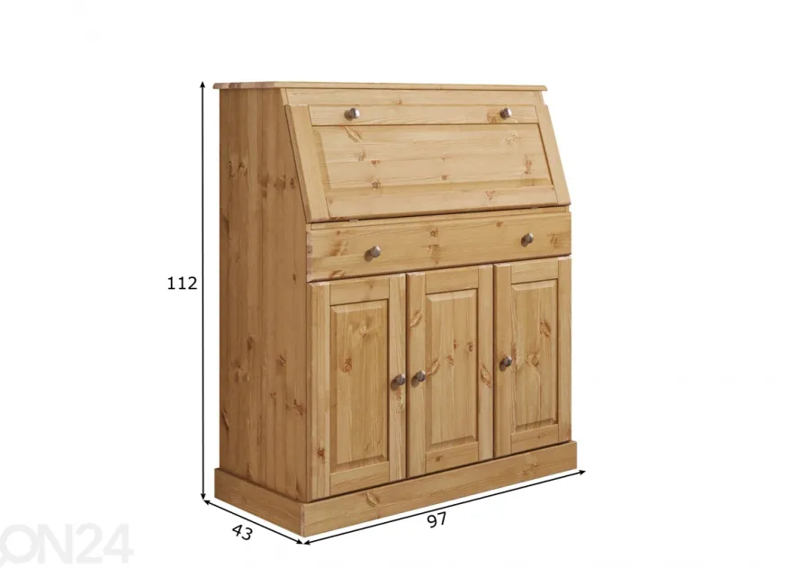 Sihteerinkaappi Rossi 97 cm
