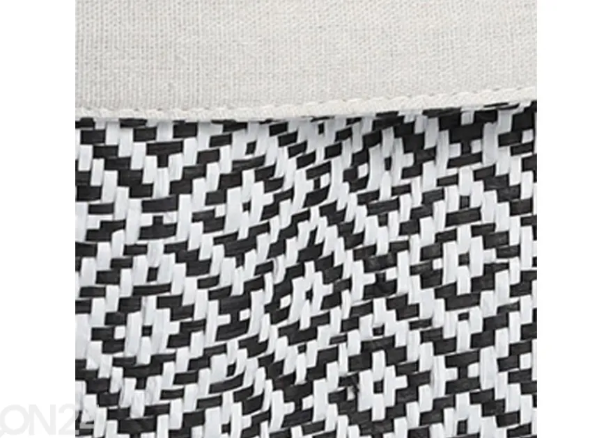 Säilytyskori Mosaic, musta/valkoinen