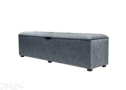 Sime Beds säilytystilallinen rahipenkki LINEA Nööp 90 cm