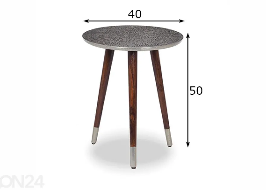 Sivupöytä Alcasar Ø 40 cm