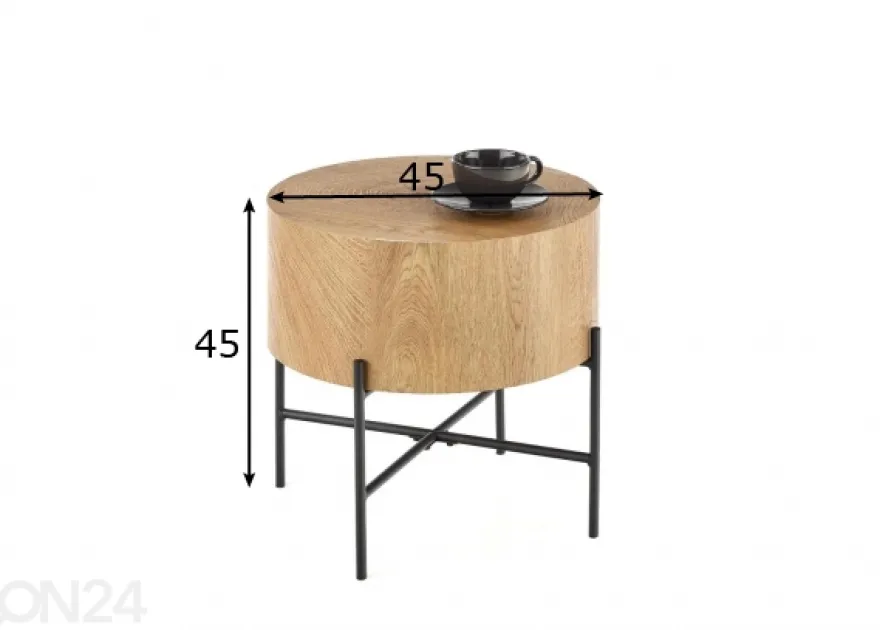 Sivupöytä Ø 45 cm