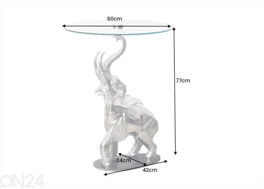 Sivupöytä Elephant Ø 60 cm