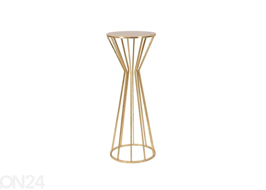 Sivupöytä Glam, kullanvärinen Ø38xh100 cm