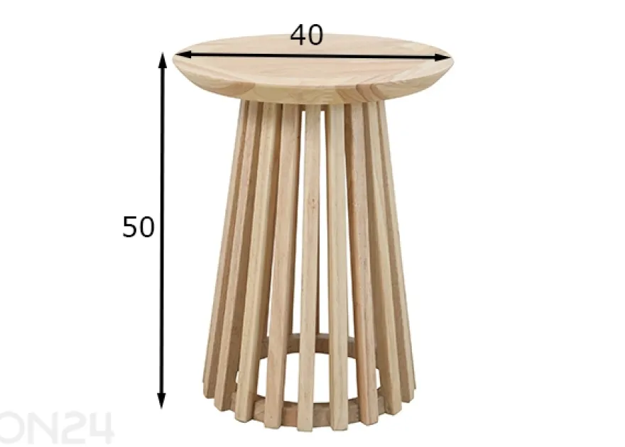 Sivupöytä Kenas Ø40 cm
