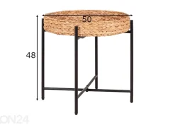 Sivupöytä Lamezia Ø50 cm