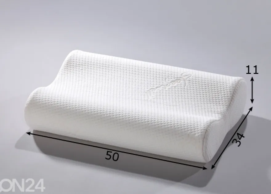 Sleepwell anatominen tyyny Memory Soft 34x50x11 cm
