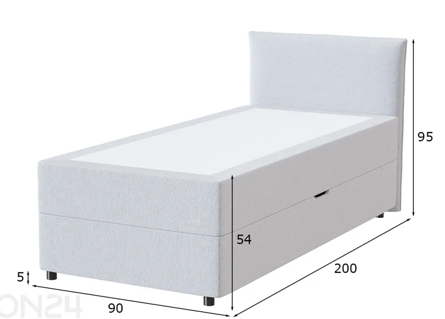 Sleepwell Blue Storage sänkysetti 90x200 cm