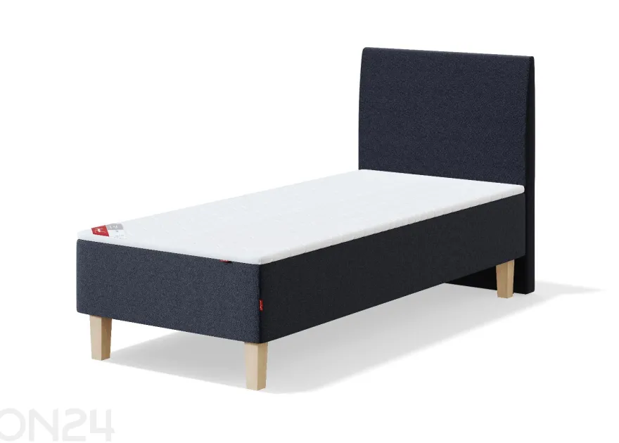 Sleepwell joustinsänky Blue Pocket 80x200 cm + pääty H20 low + petauspatja Profiled Foam + jalat H:18