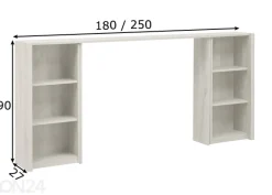 Sängyn päätyhylly Eden 180/250 cm