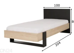 Sänky Duplex 90x200 cm