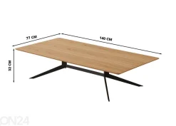 Sohvapöytä Amara 77x140 cm