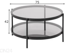 Sohvapöytä Baya Ø 75 cm