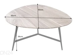 Sohvapöytä Beauty Ø 60 cm