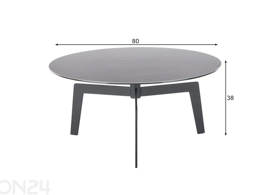 Sohvapöytä Buena Vista Ø 80 cm