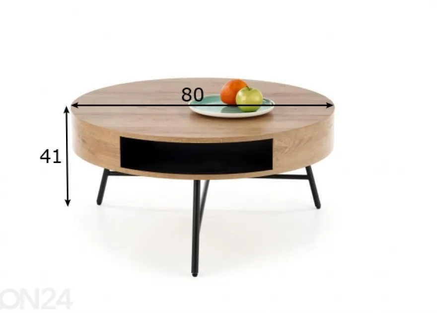 Sohvapöytä Ø 80 cm
