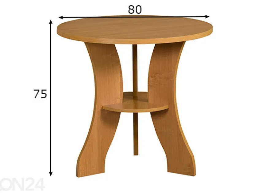 Sohvapöytä Ø 80 cm
