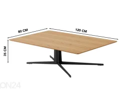 Sohvapöytä Dante 80x120 cm