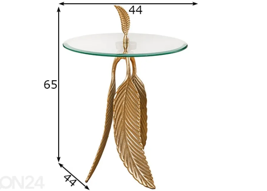 Sohvapöytä Feather Ø 44 cm