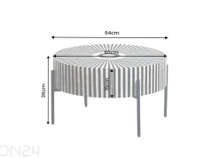 Sohvapöytä Harmony Ø 64 cm