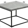 Sohvapöytä Hillstone 60x60 cm