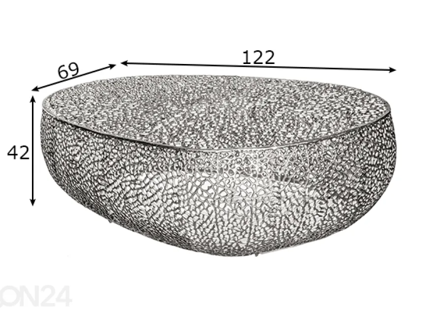 Sohvapöytä Leaf