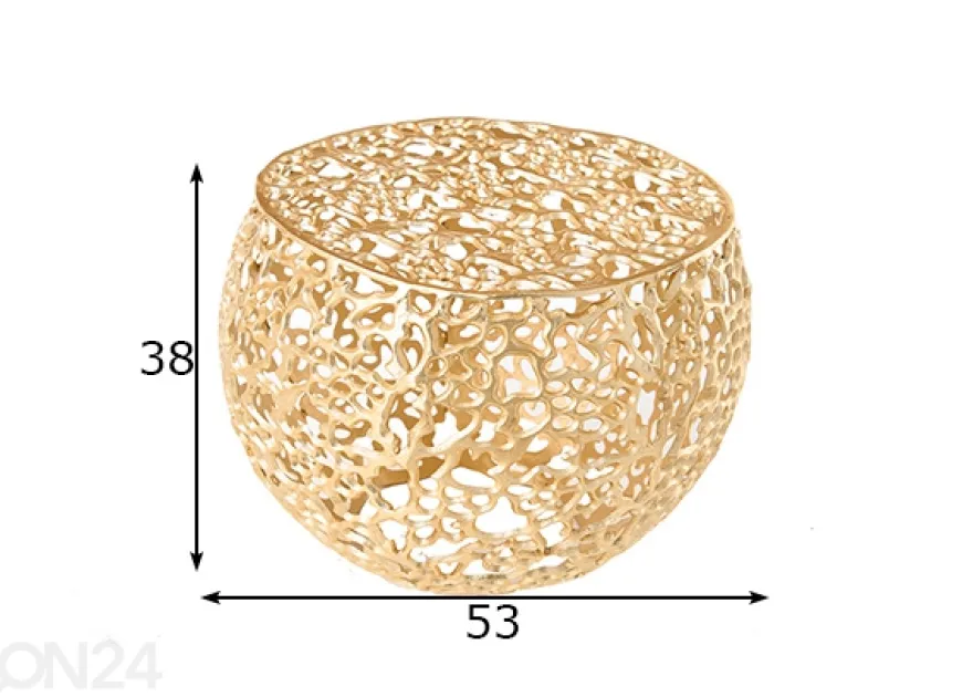 Sohvapöytä Leaf Ø 53 cm