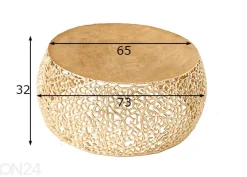 Sohvapöytä Leaf Ø 65 cm