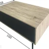 Sohvapöytä Mail Box 100x58 cm