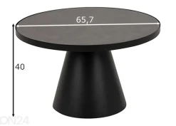 Sohvapöytä Miami Ø65,7 cm