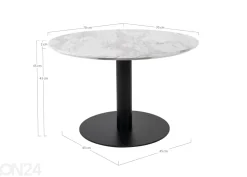 Sohvapöytä Piacenza Ø70 cm