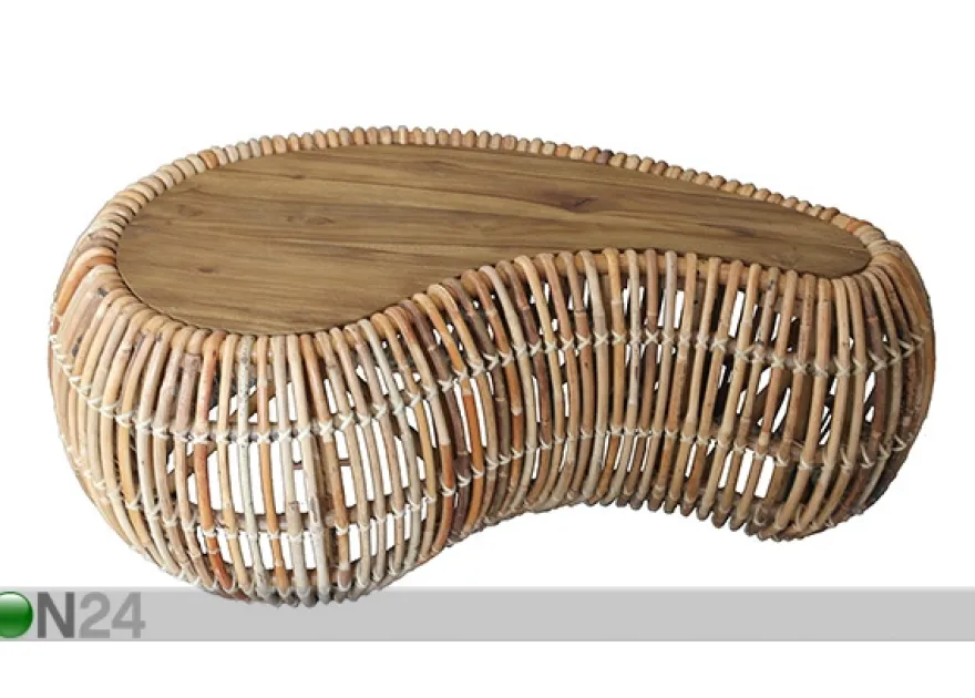 Sohvapöytä Rattan 120x80 cm
