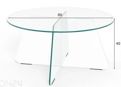 Sohvapöytä Samos Ø80 cm
